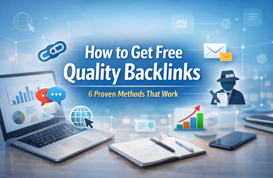 Learn how to get quality backlinks for free with 6 proven strategies. Build strong, authoritative backlinks without paying and boost your website's Google rankings.