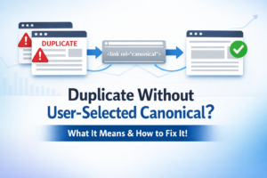 Duplicate Without User-Selected Canonical: What It Means & How to Fix It