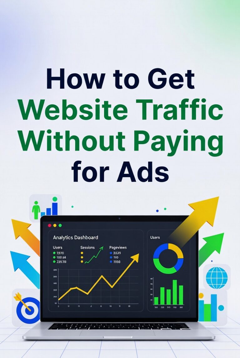 How to Get Website Traffic Without Paying for Ads (Step-by-Step Guide)